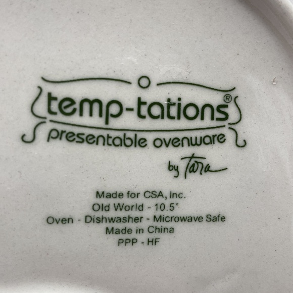 Temp-Tations by Tara Soup Bowl Larger Mug and 10.5 inch Round Tray - Picture 6 of 16